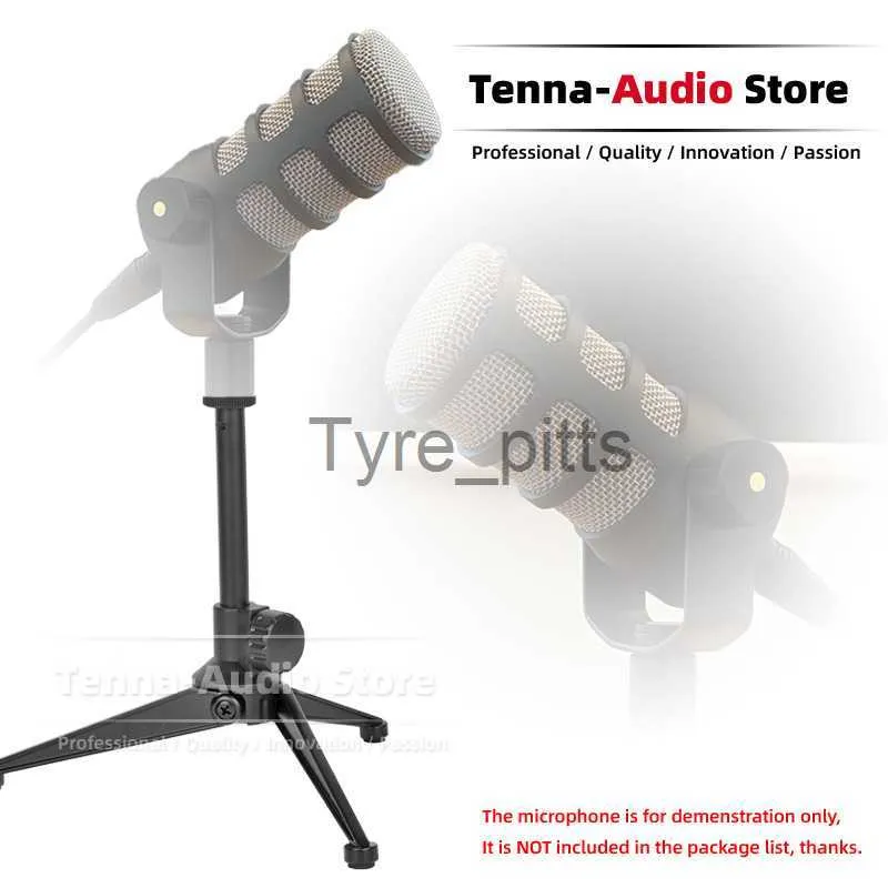 MP3/4 Dock Cradles Ayarlanabilir Yükseklik Tripod Masaüstü Mikrofon Stand ROD PODMIC POD MIC MAKE BOOM Mike Rack Tutucu Masa Montaj Braketi X0731