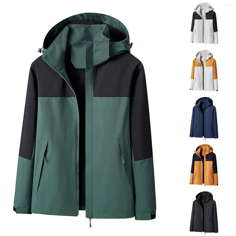 Kurtki męskie wiosenne i jesienne kurtka na świeżym powietrzu cztery sezonowe alpinistyczne cienkie sportowe ubrania dla mężczyzn lekkie prace