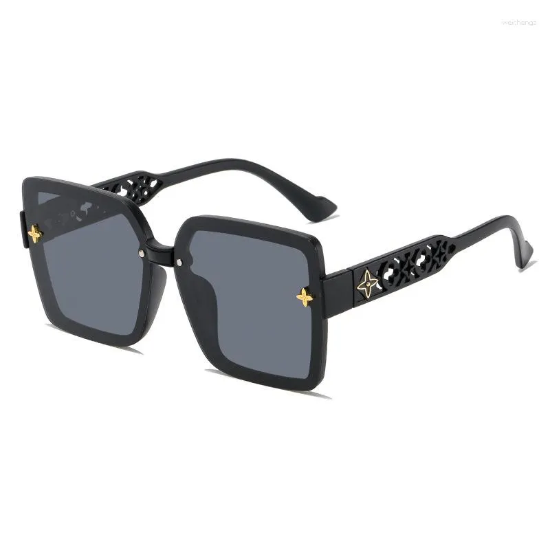 Vintage Square Polarized Star Sunglasses For Men And Women Large Frame,  Fashionable Brand Design, Retro Style Gafas De Sol Para Hombre From  Weichengz, $9.89