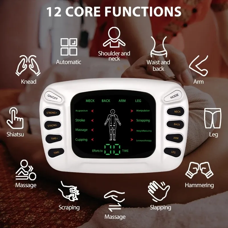 25 Modes EMS Electric Muscle Stimulator Tens Unit Machine Physiotherapy  Electronic Pulse Therapy Massager Electrostimulator - AliExpress