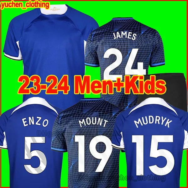 2023 2024 NKUNKU JACKSON CFC Soccer Jerseys 22 23 24 Enzo Fernandez Mudryk Joao Felix Sterling Cucurella Chukwuemeka Football Shirt Men Kids Kit