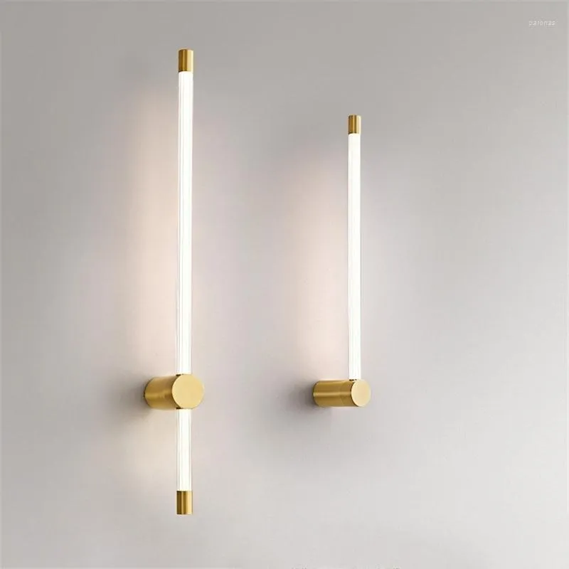Wall Lamp Modern Iron Art Lamps LED Luxury Gold Black Geometric Lines Lights Stair Aisle Home Indoor Lighting Creative