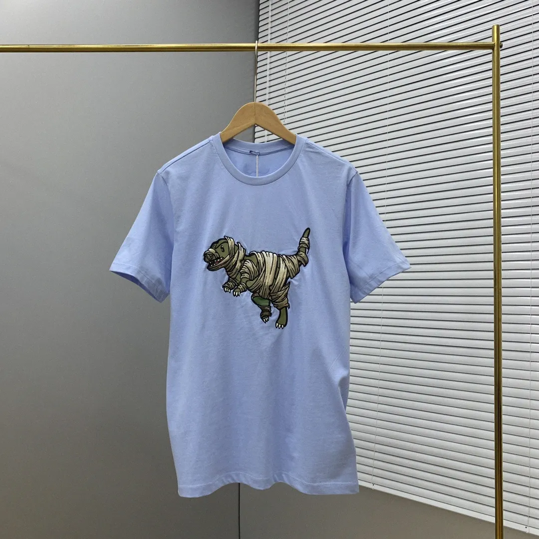 Mens Designers cardamome de style à la mode assorti mens petit pull monstre éléphant volant pour les couples femme T-shirt à manches courtes avec col rond e7Kz #