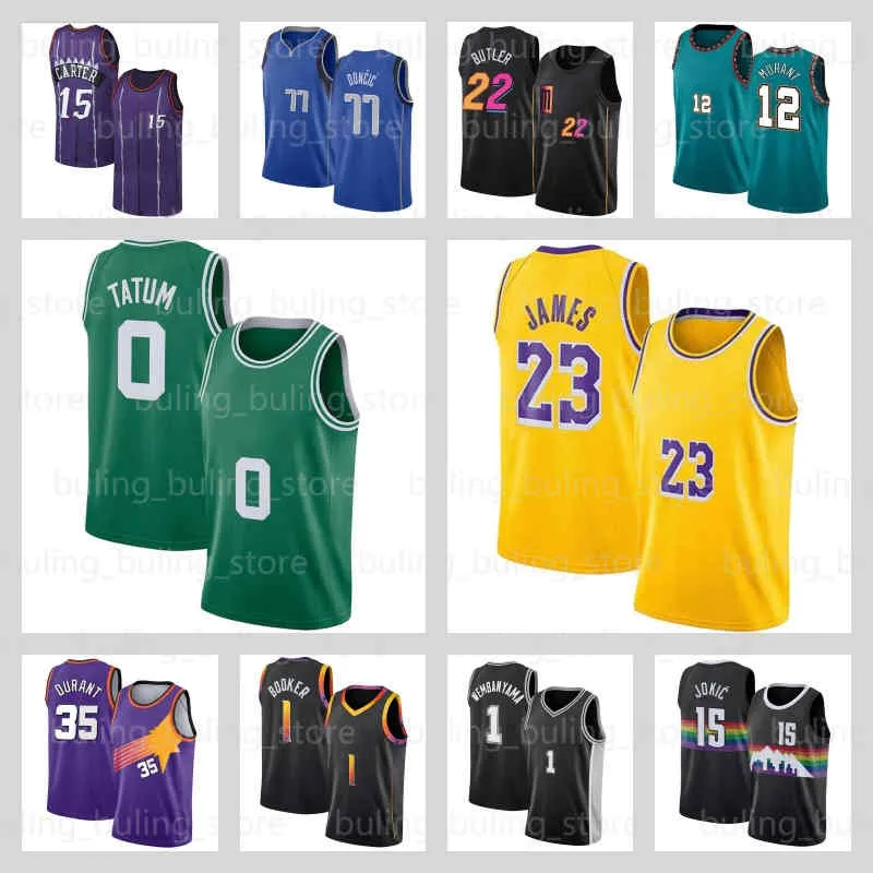 Jimmy Butler Basketball Jersey 14 22 Tyler Herro 2023 Dwyane Wade leBron James Jerseys Jayson Tatum 1 35 Devin Booker Kevin Durant 0 23 6 Dwayne Ja Morant Kyle Lowry City