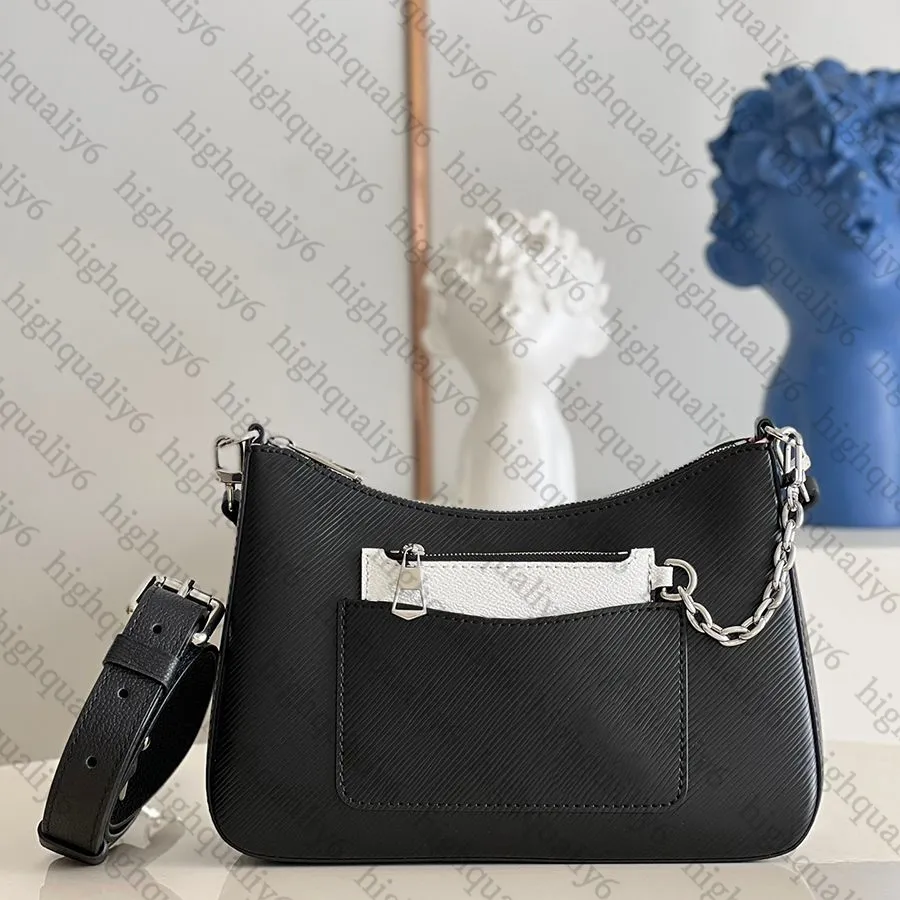 Designer Saco de axila LL10A Mirror Crossbody Bag Bag genuíno Bolsa de couro subterrânea moda e requintada embalagem