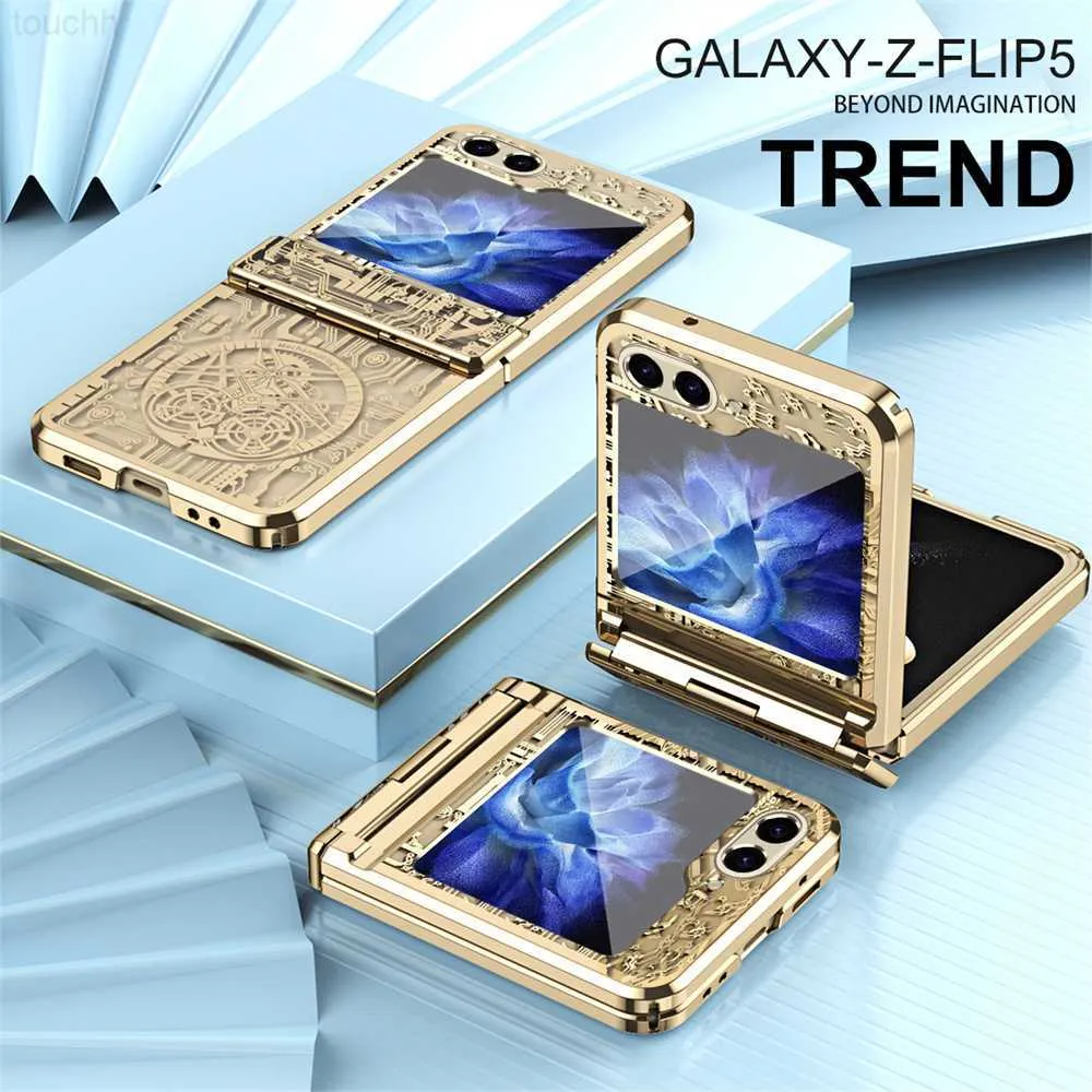 Чехлы Для Мобильных Телефонов SGBZ Flip 5 Galaxy Z Flip3 ZFlip 4 Flip Z  Flip5 Flip4 New Circuit Pattern Fold Phone Case Прозрачная Крышка С  Акриловым Покрытием L230731 От Touchh, 540 руб. | DHgate