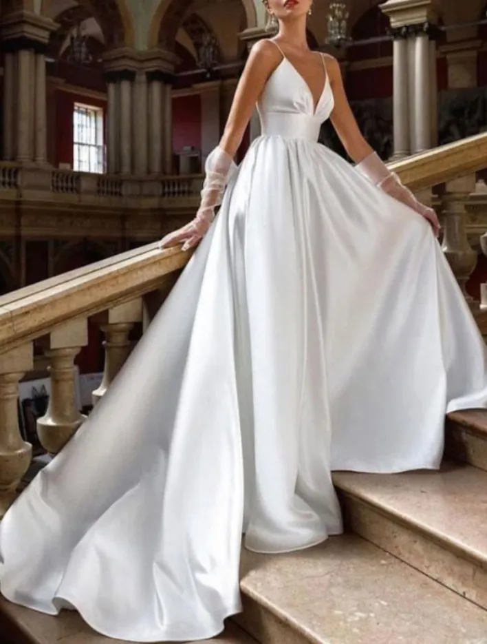 long satin black dress Lady Black Tie - Lottie Gown - Satin A-line Dress
