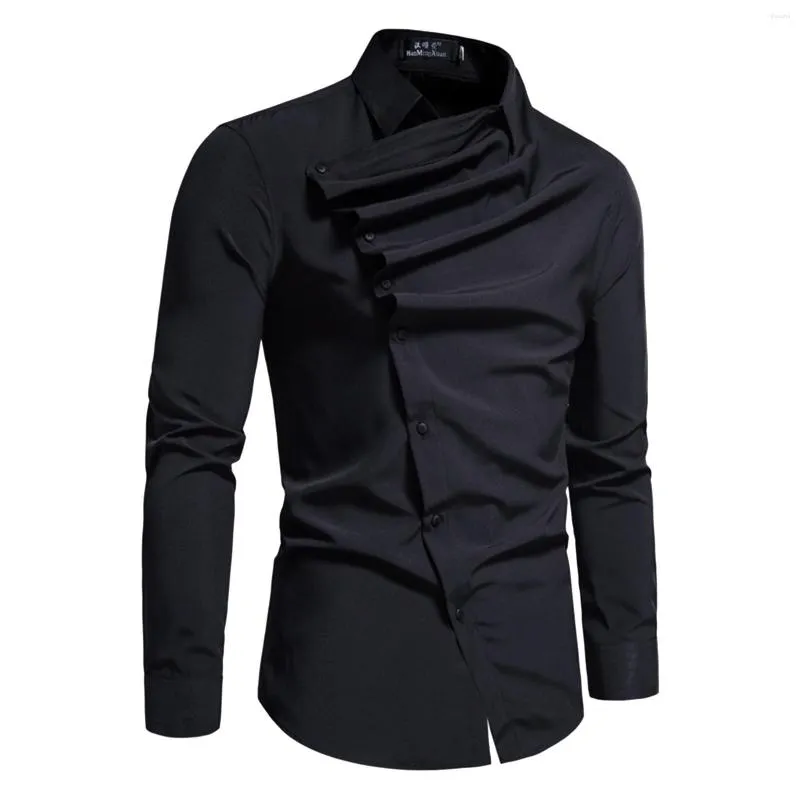 Mens Solid Color Yoga Shirt Casual, Fashionable, And Long Sleeved