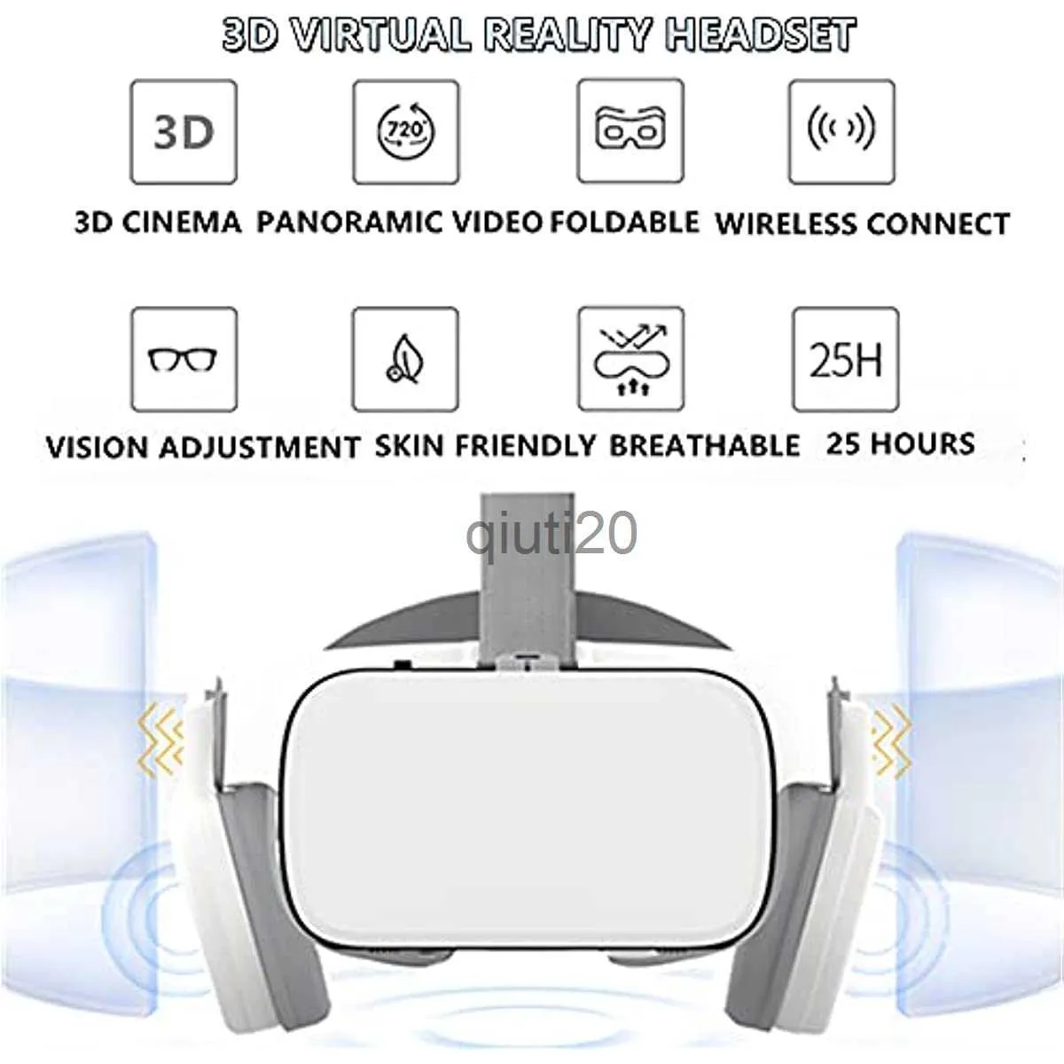 Lunettes VR 3D Réalité Virtuelle Casque VR Lunettes VR Pour Films