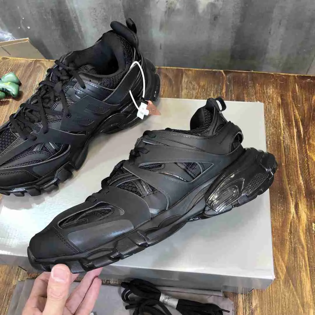 OG Track 3 3.0 Sneakers Designer Triple Men Women Women Shoes White Black Black Sneaker Tess.S. Gomma Leather Trainer Nylon Printed Seare Sied-Size 35-45