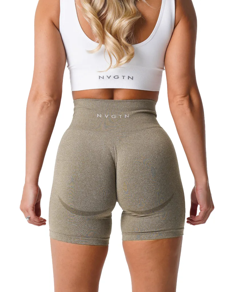 NVGTN Seamless Nvgtn Solid Seamless Shorts For Women Push Up Booty Workout  Shirts For Fitness, Sports, And Gym 230801 From Wai06, $10.26