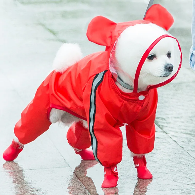 Reflective Waterproof Dog Raincoat Kmart For Small And Medium Dogs