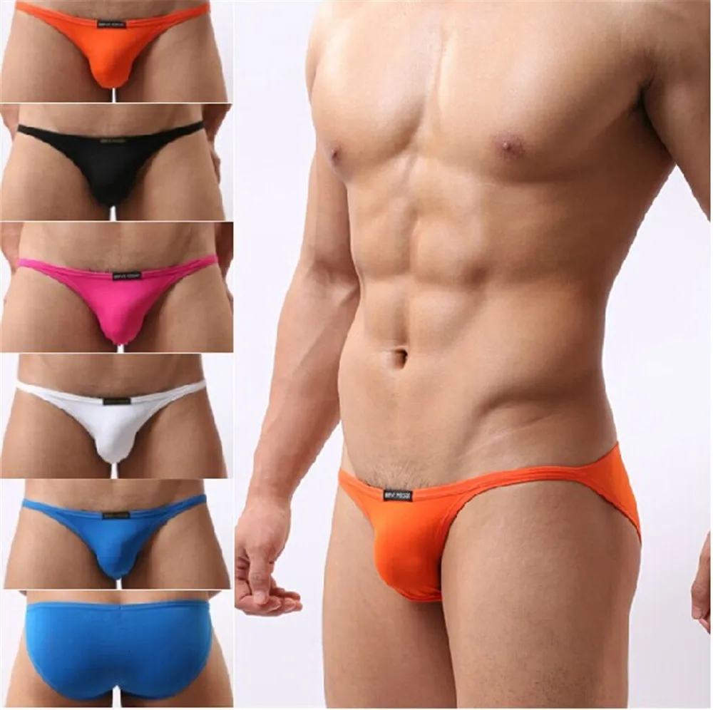 Lote de 5 peças de cueca à venda Brave Person Mini Cueca Masculina Biquíni Roupa de Praia Roupa de baixo Cor Mix 230802