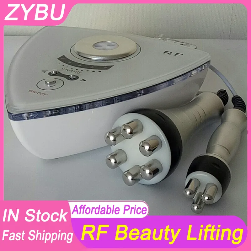 Portable 2in1 radiofréquence amincissant la machine RF appareil de beauté du visage rajeunissement de la peau lifting du visage élimination des rides anti-âge affaissement du corps outils de serrage