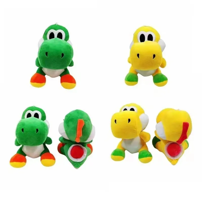 Commercio all'ingrosso della fabbrica 20 cm 2 colori Yoshi Luigi peluche film e giochi televisivi bambole periferiche regali per bambini