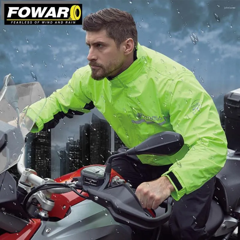 Capas de chuva da motocicleta capa de chuva terno casaco de chuva jaqueta calças conjunto motociclista à prova d' água motocross mulheres homens equipamento ao ar livre respirável