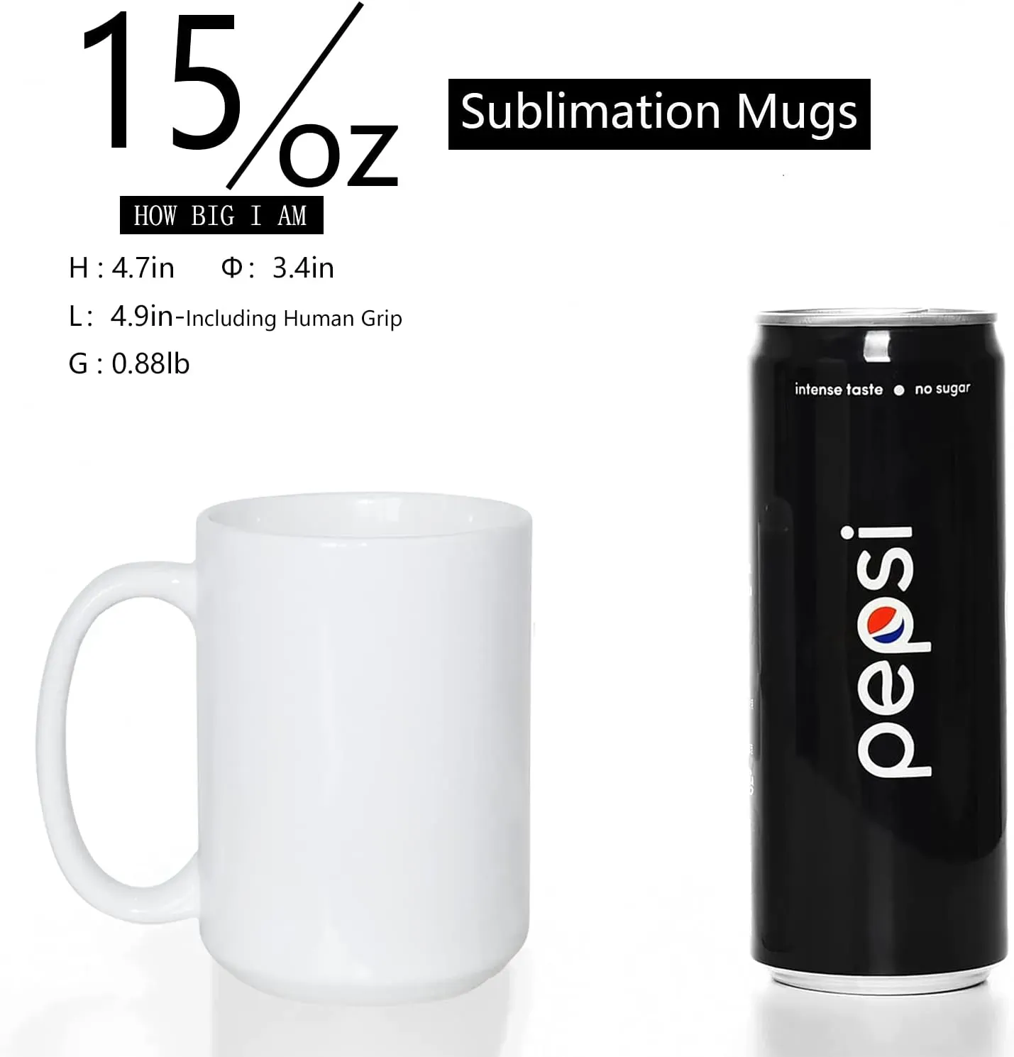 15 Oz Sublimation Porcelain Mug Heavy Duty White... From Etotop3, $74.47 |  DHgate.Com