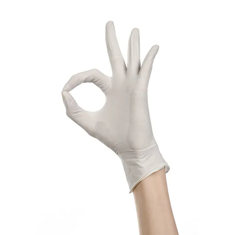 Wholesale High Quality Disposable White Nitrile Gloves Powder Free for Inspection Industrial Lab Home and Supermaket Comfortable