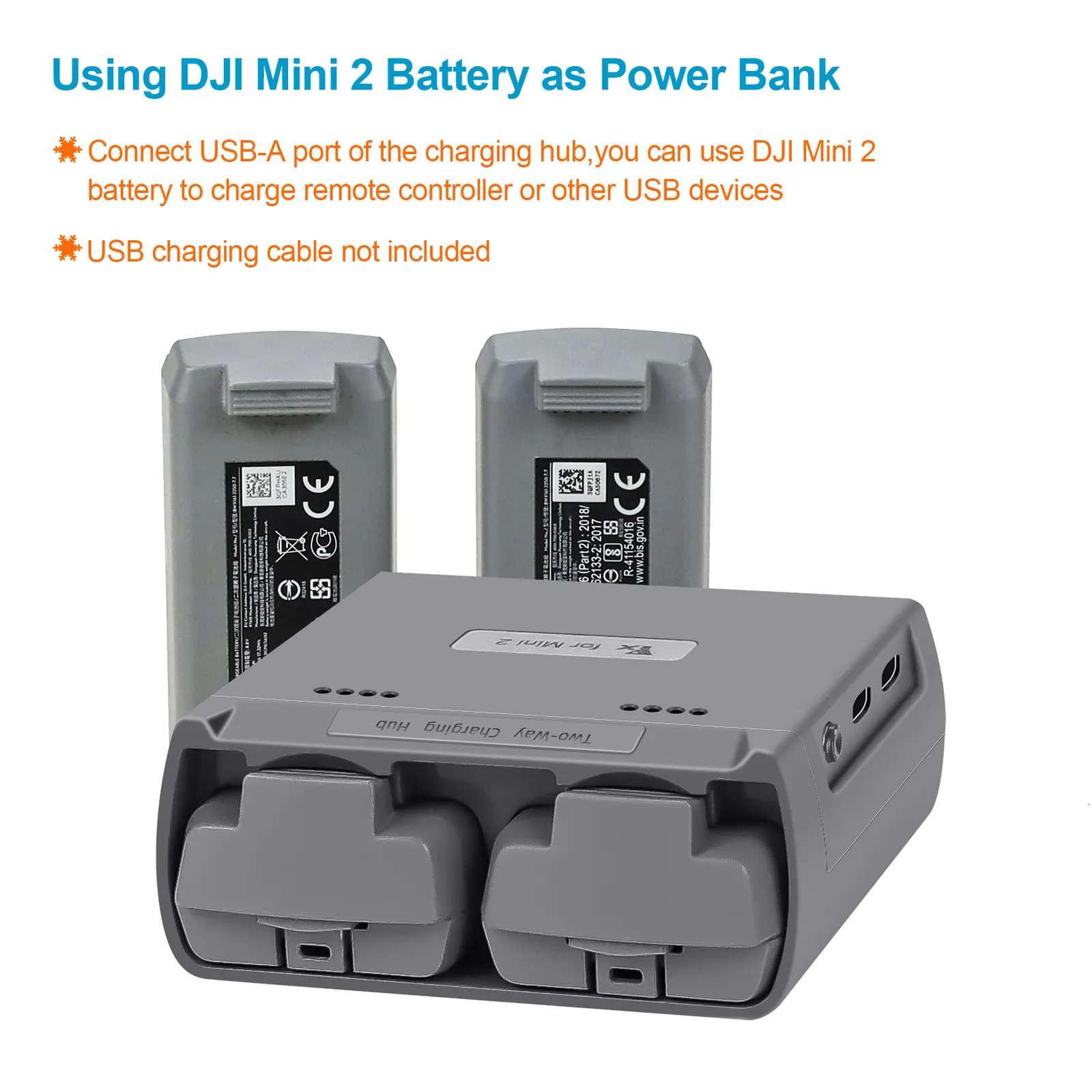 Amazon.com: DJI 3-Battery Two-Way QC and USB PD Fast