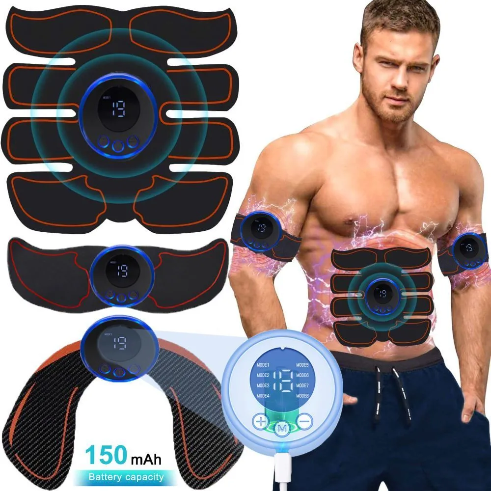 Abdominal Muscle Stimulator EMS ABS Trainer Rechargeable Electric Muscle Stimulator For Home Gym Fitness Core Training Weight Loss From Jin007 8.91 DHgate.Com