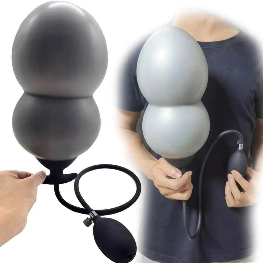 Dildos/Dongs Expansion Diâmetro 13cm Inflável Super Plug Anal Inflável Enorme Bumbum Vagina Anus Expansão Próstata Massagem Dilatador Ass 230801