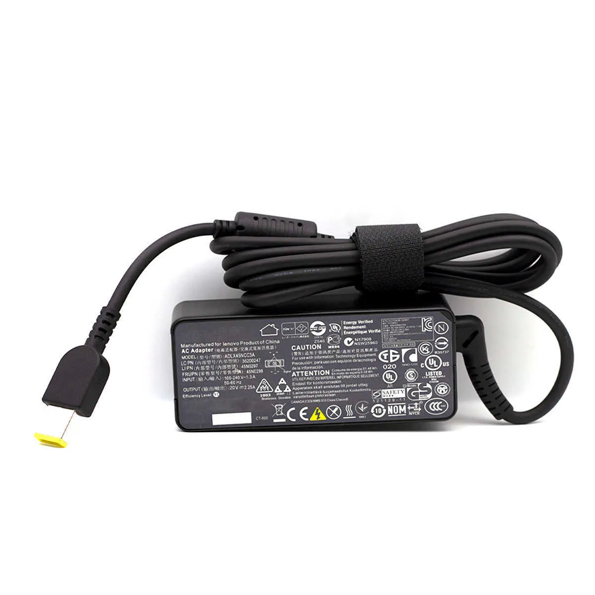 Genuine Lenovo 45W Laptop Charger - 20V 2.25A - Model ADLX45NDC3A - UK Plug - Used, Tested Working
