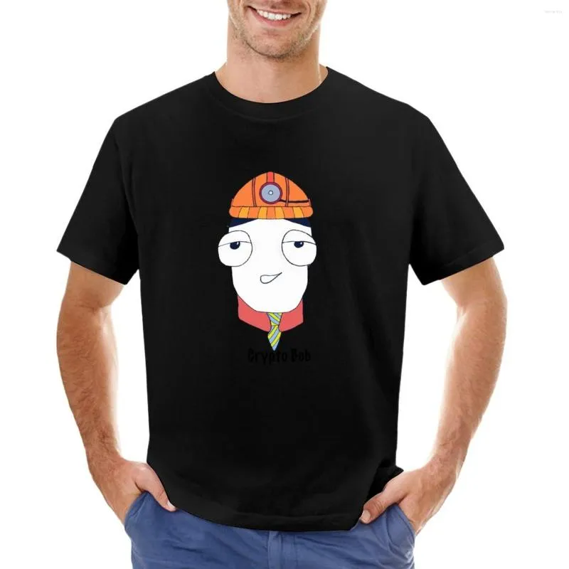 Débardeurs pour hommes Crypto Bob Blob T-Shirt T-shirts Homme Esthétique Vêtements Designer T Shirt Hommes