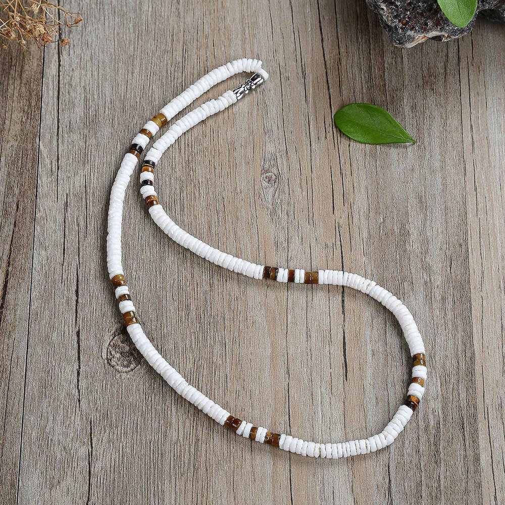 Surfer necklace shop shell