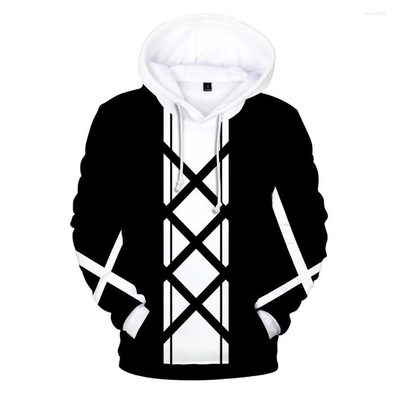 Men's Hoodies Harajuku 13 Team Leader Anime Bleach Ichigo Kurosaki 3D Print Sweatshirts Boys/Girls Long Sleeve Hoodie Casual Pullovers