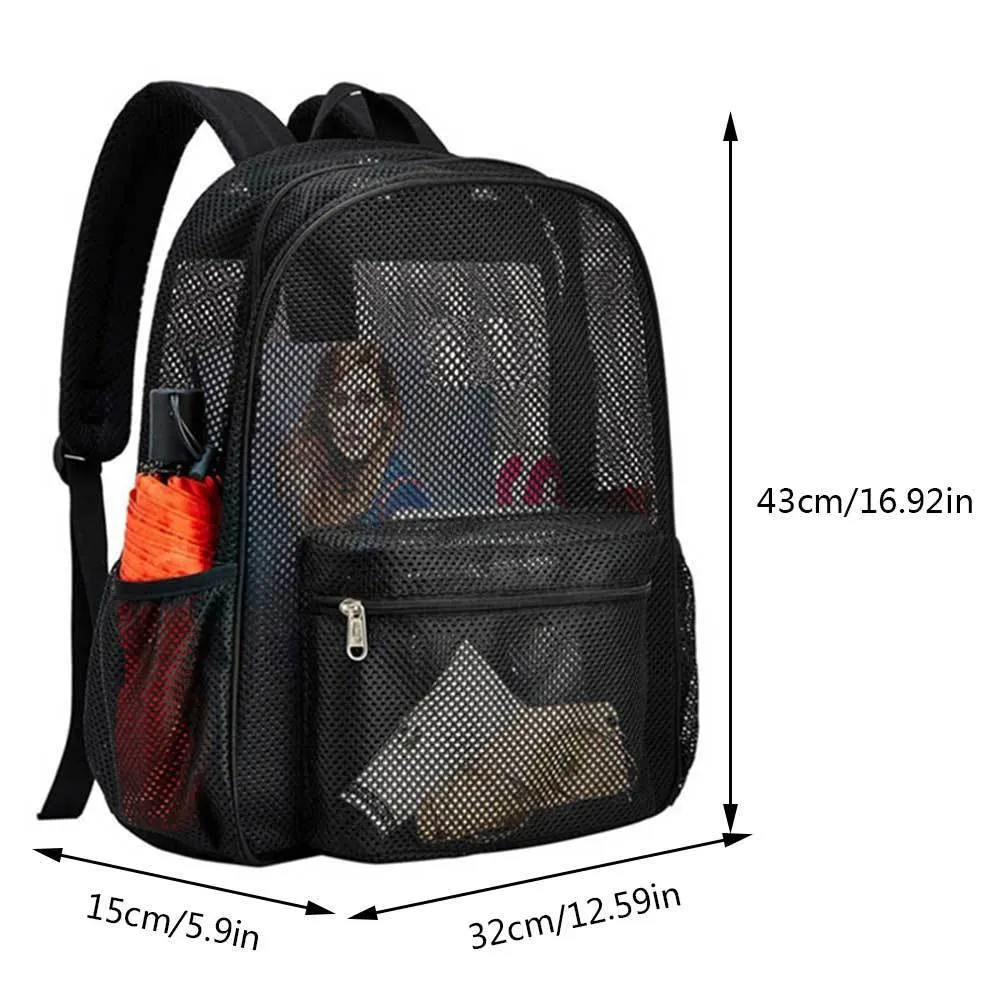 Mesh bag clearance backpack