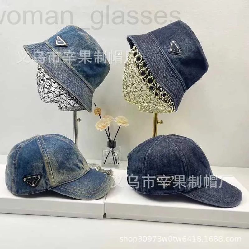 Boll Caps Designer P Family Rätt bokstav Wash Cowboy Bucket Hat Outdoor Travel Baseball Cap Lovers samma mode GCBX