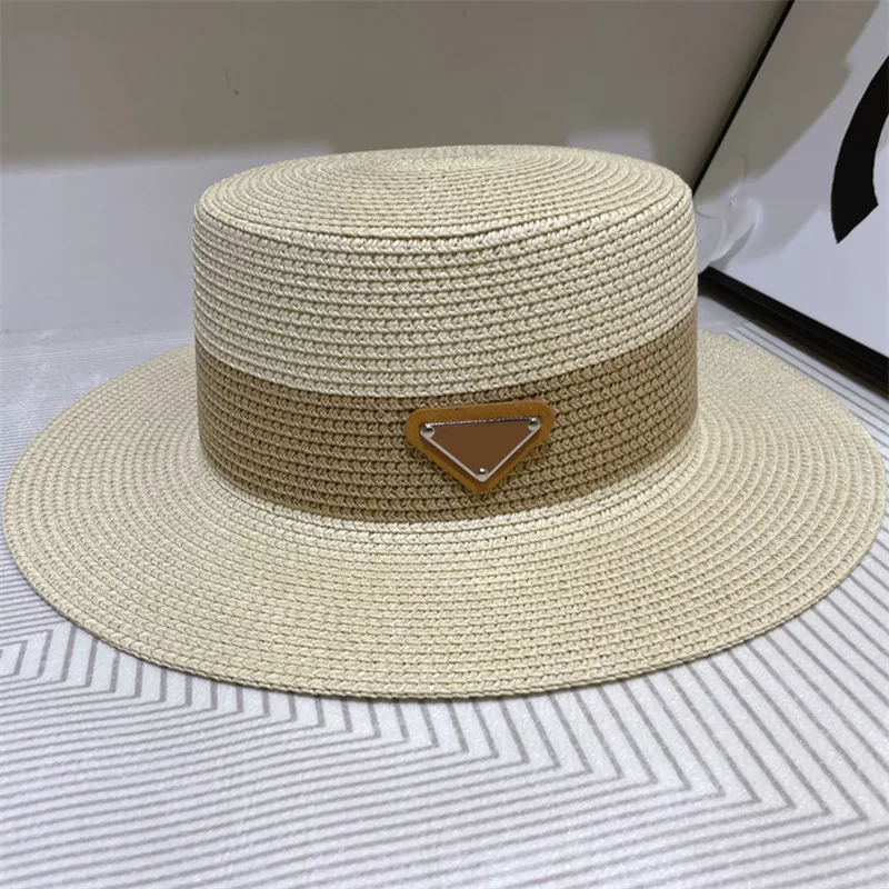 Luxury Women Designer Straw Hat Fashion Grass Braid Sunhat For Men Woman Wide Brim Hats Summer Bucket Hats Outdoor Beach Hats 