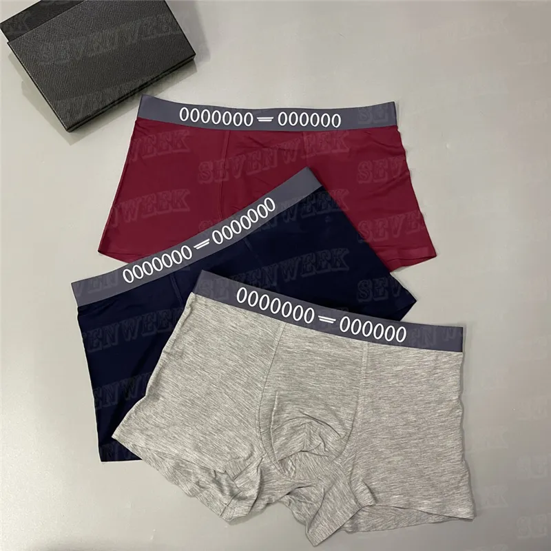 Herren Marke Unterhose Boxer Brief Drucken Unterwäsche Mann Boxer Shorts Dünne Atmungsaktive Unterhose Mit Box