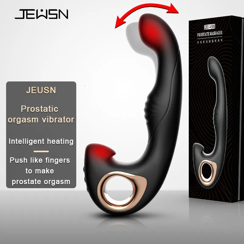 Anal Toys Jeusn rullande vibrerande manlig prostata massage fjärrkontroll Analpluggstroppar för man G-Spot Stimulera gay analsexleksaker 230801