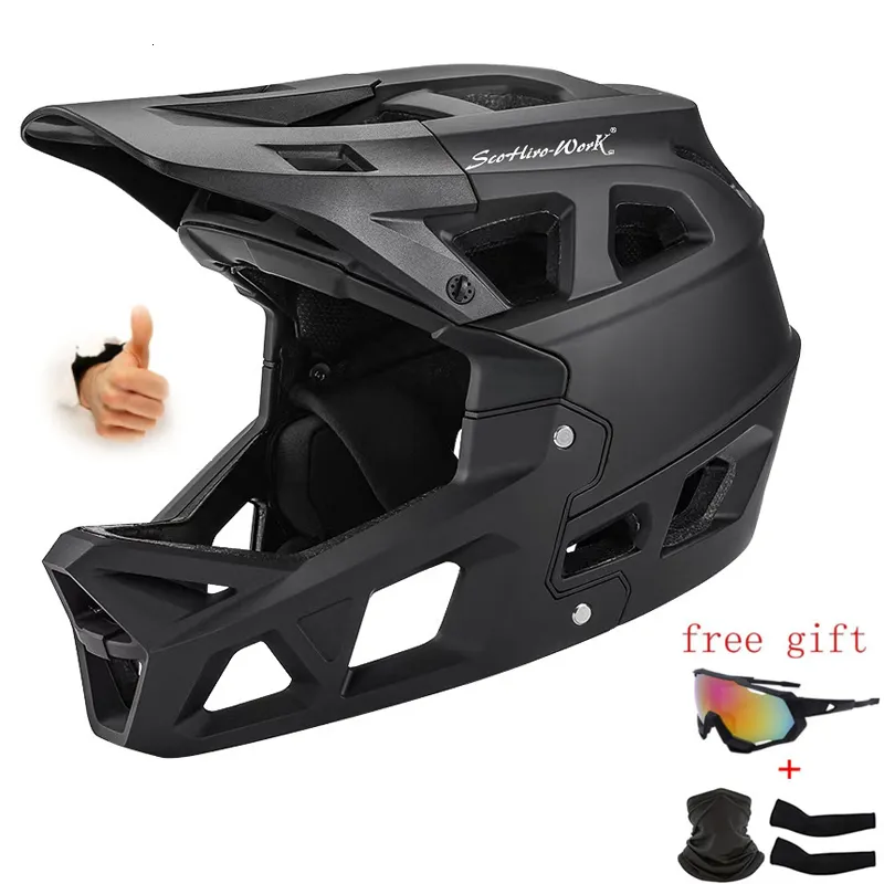 MTB Full Face Bike Helmets Kmart For Adults DH Downhill Bike Motocross