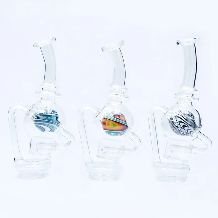 다채로운 가발 wigwag puffco peek attachment water pipe 흡연 파이프 물 담뱃대 담즙 장비