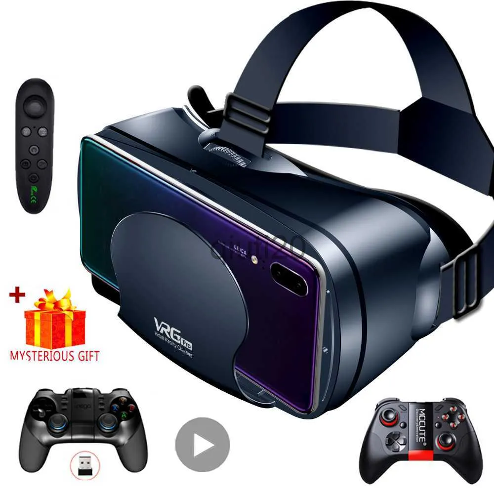 Gafas VR Realidad virtual 3D VR Auriculares Gafas inteligentes Casco para tel fonos inteligentes Tel fono celular M vil 7 pulgadas Lentes Binoculares
