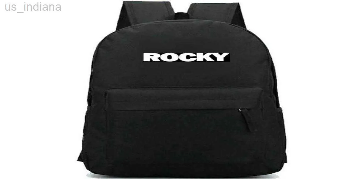 Schooltassen Rocky rugzak Sylvester Stallone dagrugzak Cool print schooltas Film vrijetijdsrugzak Sport schooltas Outdoor dagrugzak7516682 Z230802