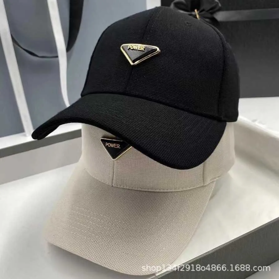 أعلى مصمم القبعة الفاخرة 2023 جديدة للسيدات الصلب أعلى البيسبول قبعة قبعة رأس كبير محيط الرجال الأزياء