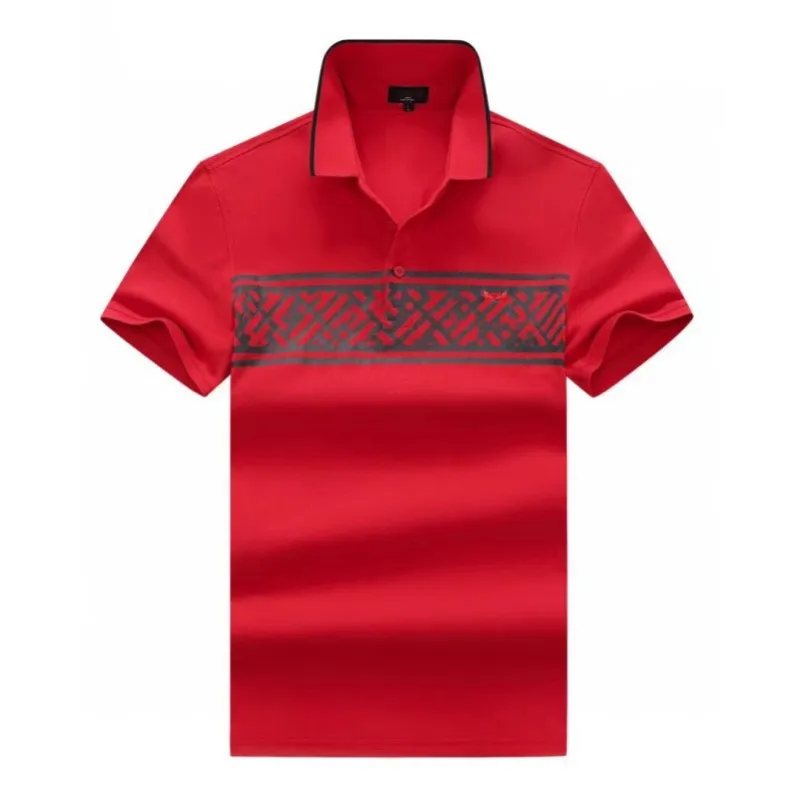 FF mens roupas designer polo camisa tops costura letras bordadas de alta qualidade de manga curta casual negócios estilos clássicos polo clássico ajuste roupas masculinas camisas