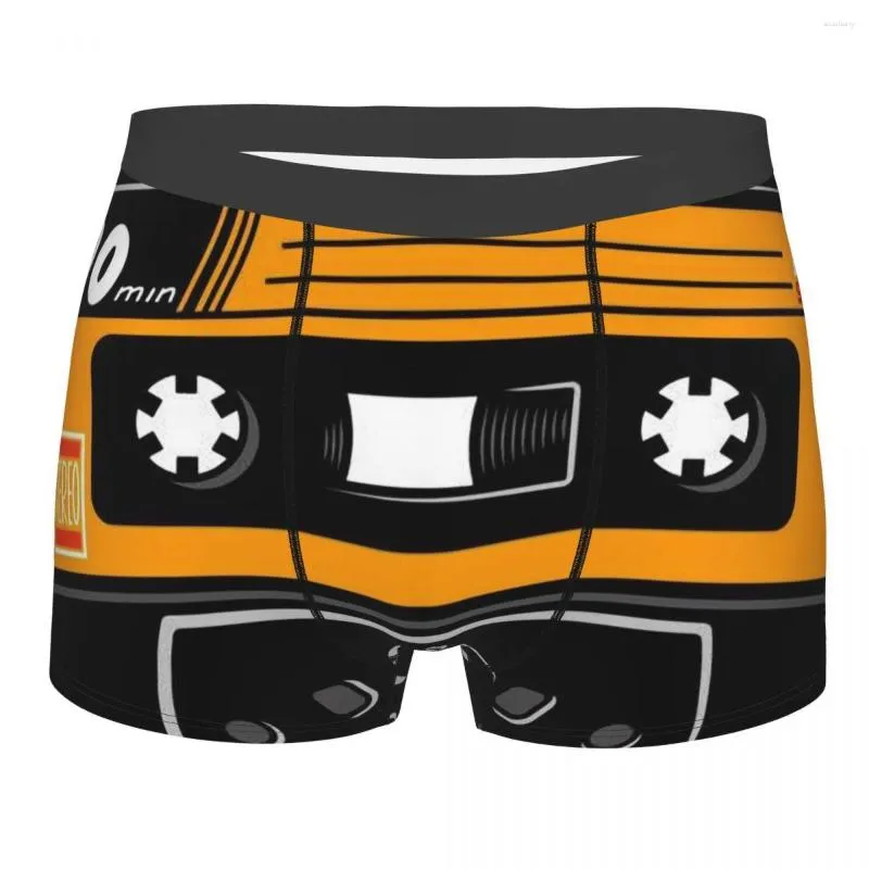 Underpants Cassette Music Tapes Homme Panties Man Underwear Ventilate Shorts Boxer Briefs
