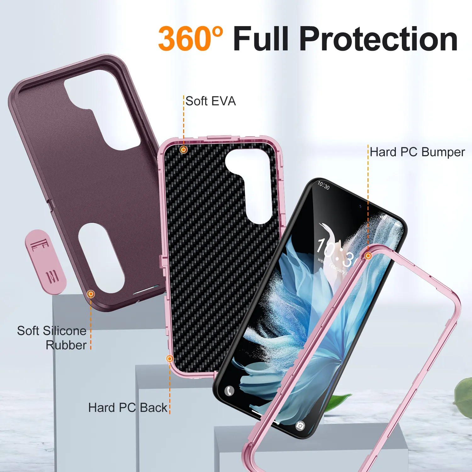 Cheap Kickstand Capa For Samsung Galaxy S23 Ultra 5g Case Luxury Leather  Holder Cover For Samsung S23 Plus S22 Ultra Protection Cases