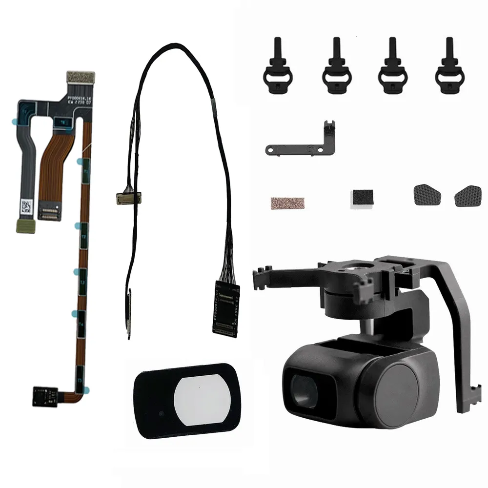 Kamerataschen-Zubehör Original für DJI Mini Gimbal, leeres Motorsignal, PTZ-Kabel, Objektiv, UV-Glas, 3-in-1-Flach-Zubehörpaket 230801