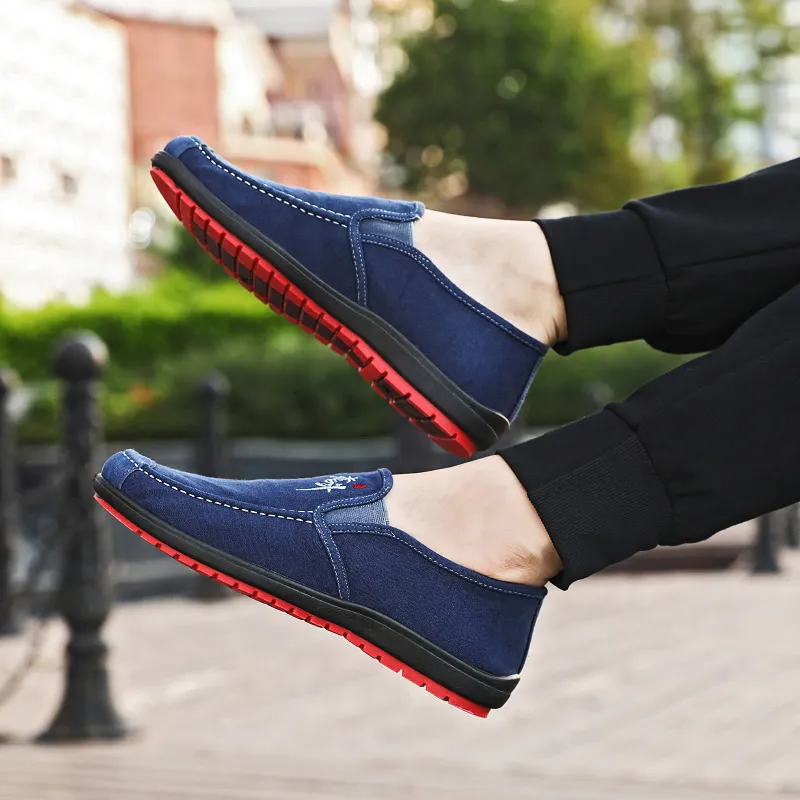 Dark navy hotsell blue loafers
