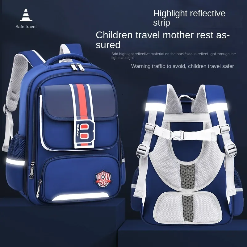 Acheter Sacs d'école imperméables pour enfants, sac à dos pour garçons et  enfants, sacs à dos d'école primaire, sac à dos orthopédique