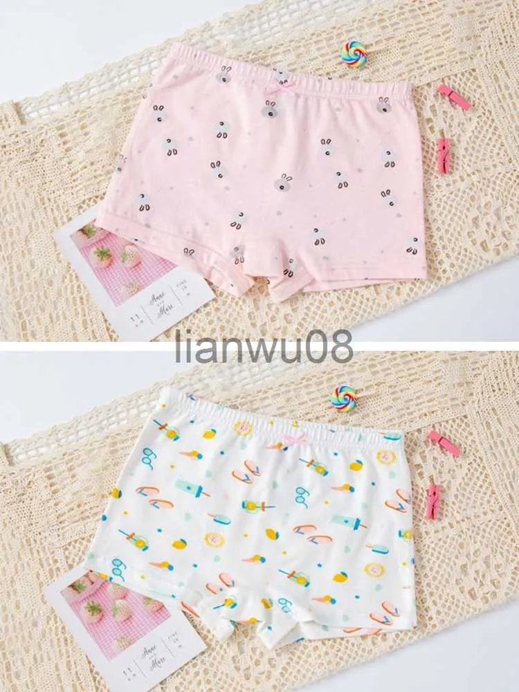 LJMOFA 2pcs New Baby Toddler Girls Four Season Boxer Cotton Cute