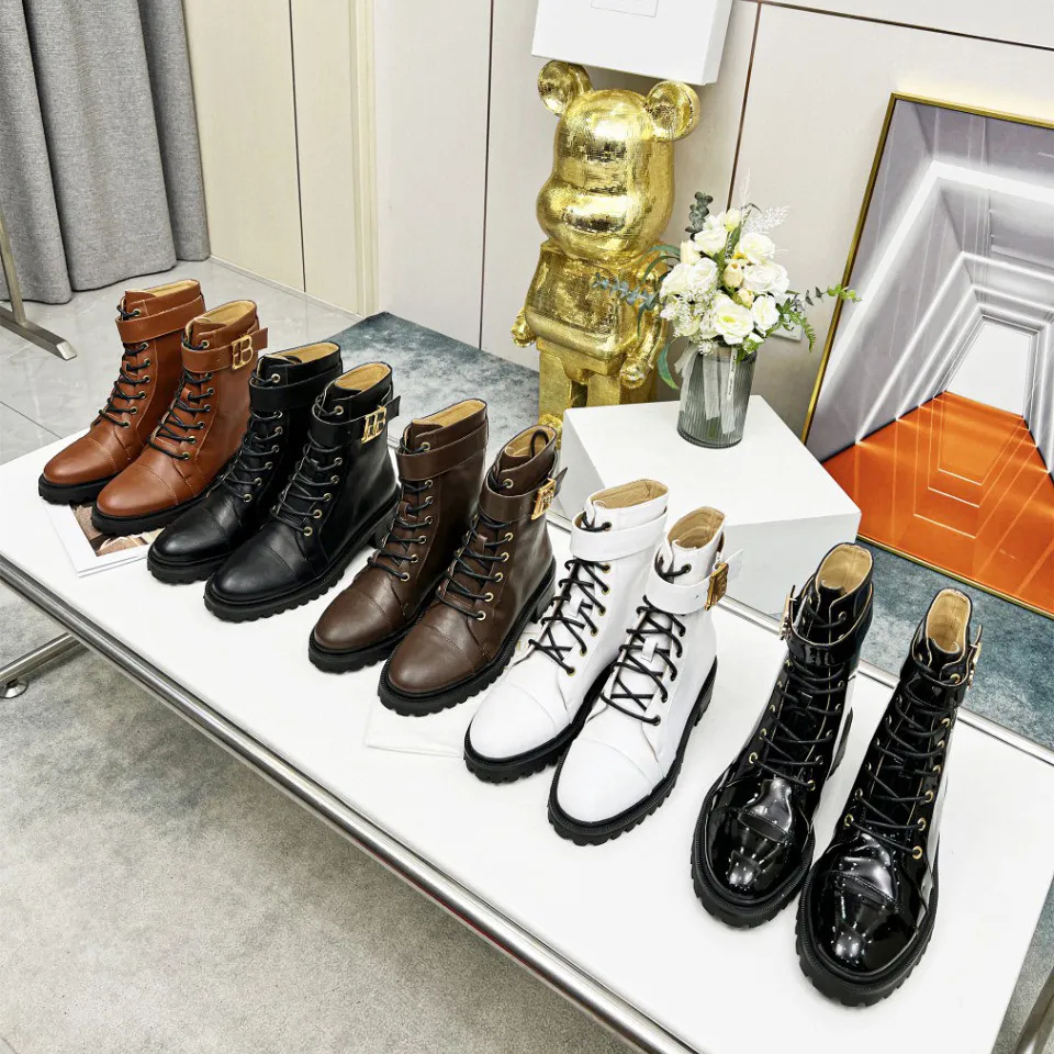 Martin Boots Leather Boots Comfortable Women's Fashion Martin