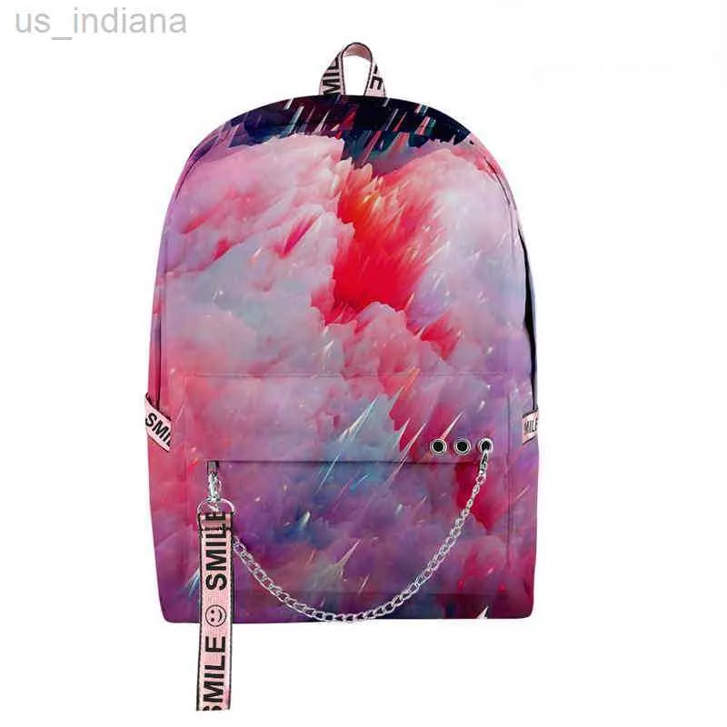 Torby szkolne HBP Nowy styl Magic Star Sky Schoolbag USB ładowanie mody plecak CAN 220804 Z230802