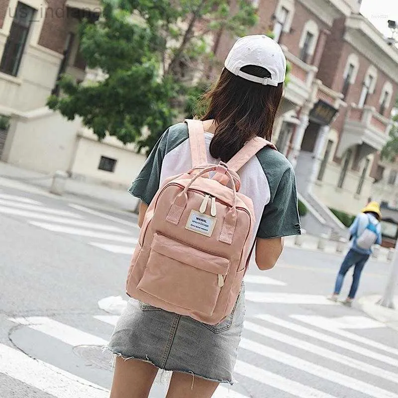 Mochilas Escolares Mochila Moda Para Mujer Estilo Coreano Juvenil
