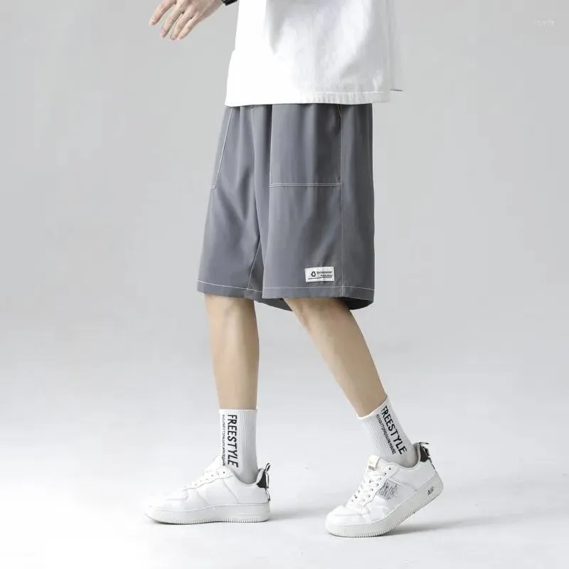 Mäns shorts 2023 Y2K Summer Capris Casual mångsidig arbetskläder Löst mode för män Streetwear 90 -talet